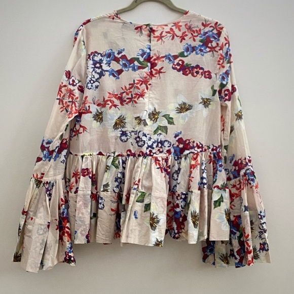 MSGM Floral Printed cotton Blouse - Picture 13 of 15